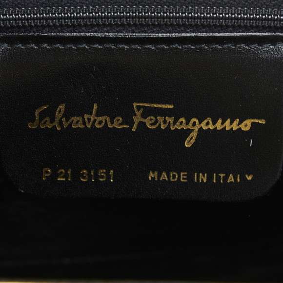 SALVATORE FERRAGAMO Gancini Shoulder Bag P213151 Gold Leather Ladies - Picture 7 of 8